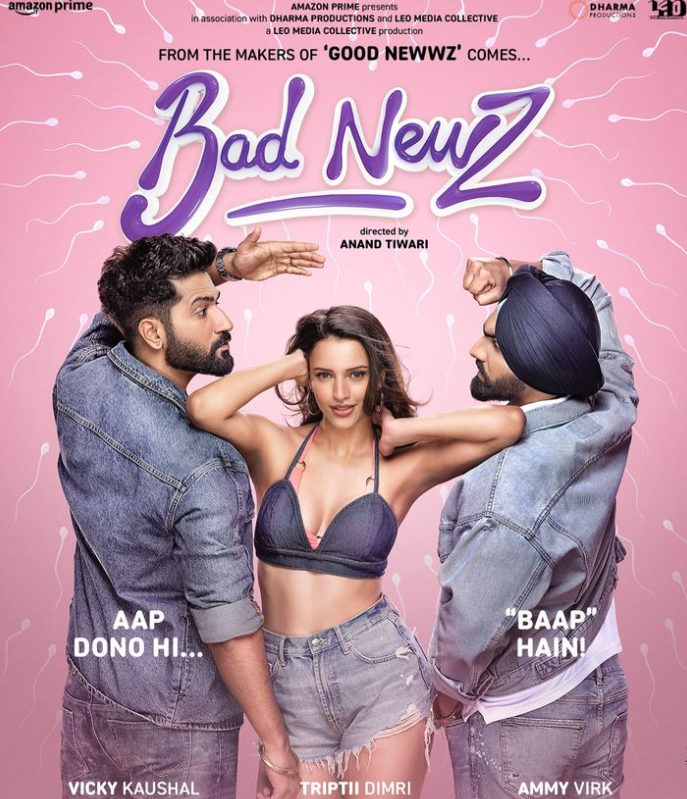 “Bad Newz” trailer out now!!