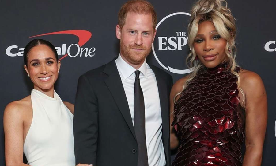 Royal Reunion: Prince Harry and Meghan Markle Join Serena Williams at ESPY Awards