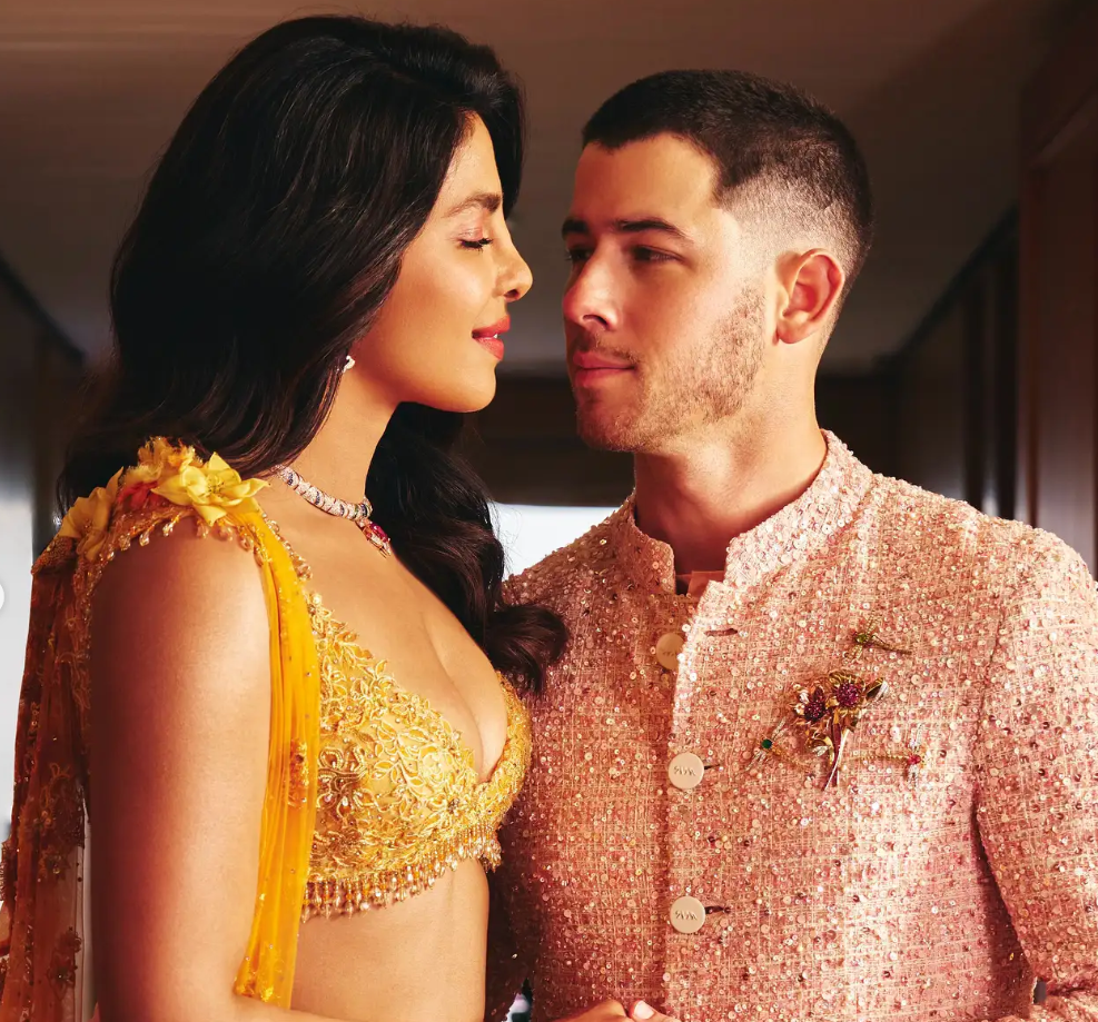 Priyanka Chopra and Nick Jonas Shine Bright at The Ambani Wedding!