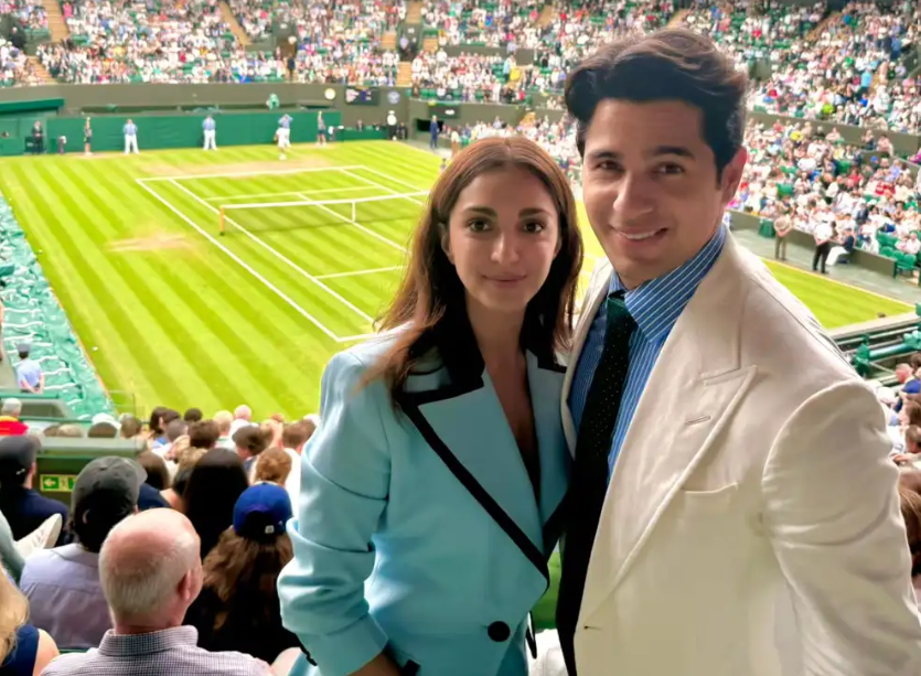 Sidharth Malhotra and Kiara Advani Attend Wimbledon 2024 Quarterfinals